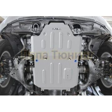 Защита радиатора + картера алюминий 6 мм RIVAL для Toyota Land Cruiser 300, V - 4.0; 3.5; без KDSS 2021-