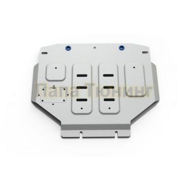 Защита картера алюминий 6 мм Rival для Toyota Land Cruiser 200, V - 4.5d; 4.7; Часть 2 2007-2021/Lexus LX, V - 4,5d; 5.7; Часть 2 2008-