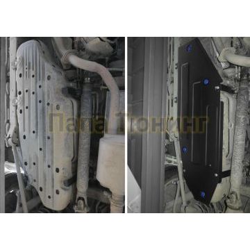 Защита топливного бака сталь Rival для Toyota Land Cruiser 200, V - 4.5d; 4.6 2012-/Lexus LX, V - 4,5d; 5.7 2012-