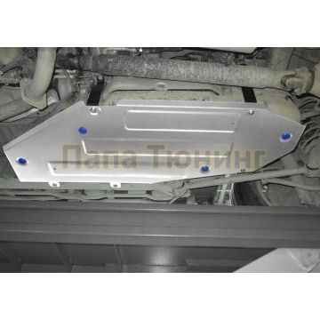 Защита топливного бака алюминий 6 мм Rival для Toyota Land Cruiser 200, V - 4.5d; 4.6 2012-2021/Lexus LX, V - 4,5d; 5.7 2012-