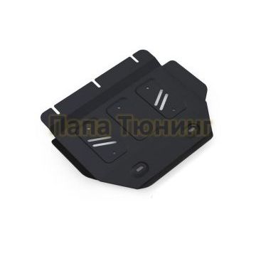 Защита РК сталь Rival для Mitsubishi L200, V - все 2006-2015/Mitsubishi Pajero Sport, V - все 2008-2016