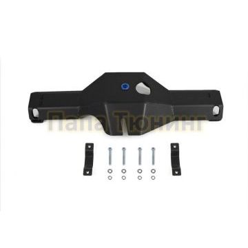 Защита дифференциала заднего моста сталь Rival для Toyota Hilux, V - 2.4d; 2.8d; полный привод 2015-2020/Toyota Hilux, V - 2.8d; полный привод 2020-