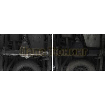 Защита дифференциала заднего моста сталь Rival для Toyota Hilux, V - 2.4d; 2.8d; полный привод 2015-2020/Toyota Hilux, V - 2.8d; полный привод 2020-