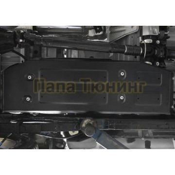 Защита топливного бака сталь Rival для Toyota Hilux, V - 2.4d; 2.8d; полный привод 2015-