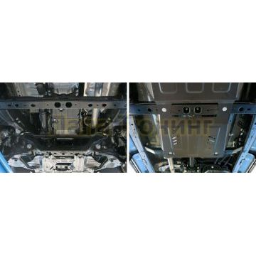 Защита РК сталь Rival для Toyota Hilux, V - 2.4d; 2.8d; полный привод 2015-