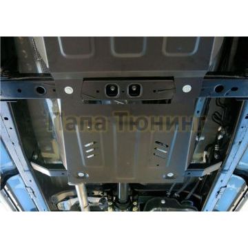 Защита РК сталь Rival для Toyota Hilux, V - 2.4d; 2.8d; полный привод 2015-