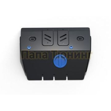 Защита картера сталь Rival для Toyota Land Cruiser 150 Prado, V - 2.7; 3.0d; 4.0; 2.8d; Часть 1 2009-/Lexus GX, V - 4.6; Часть 1 2009-