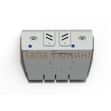 Защита картера алюминий 6 мм Rival для Lexus GX V - 4.6; Часть 1 2009-/Toyota Land Cruiser 150 Prado, V - 2.7; 3.0d; 4.0; 2.8d; Часть 1 2009-