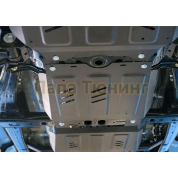 Защита КПП сталь Rival для Toyota Fortuner, V - 2.8d; 2.7; полный привод 2017-/Toyota Hilux, V - 2.4d; 2.8d; полный привод 2015-