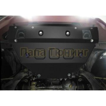 Защита радиатора сталь Rival для Isuzu D-Max, V - 2.5TD; под алюминиевый и штатный бампер 2012-2021/Isuzu D-Max, V - 3.0TD; под алюминиевый и штатный бампер 2017-2021