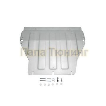 Защита картера + КПП алюминий 6 мм Rival для Volkswagen Caravelle, V - все 2003-/Volkswagen Multivan, V - все 2003-/Volkswagen Transporter, V - все 2003-