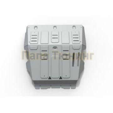 Защита картера алюминий 6 мм Rival для Volkswagen Amarok, V - 2.0d 2010-