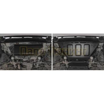 Защита картера сталь Rival для Lada 4х4, V - все; 1977-2021/Lada Niva legend, V - все; 2021-