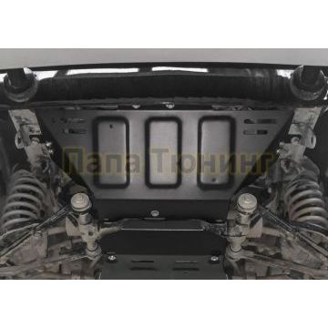 Защита картера сталь Rival для Lada 4х4, V - все; 1977-2021/Lada Niva legend, V - все; 2021-