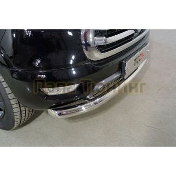 Защита передняя нижняя 76,1 мм ТСС для Great Wall POER 2.0TD 4WD 2021-