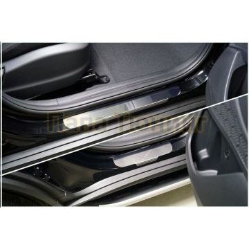 Накладки на пороги (лист зеркальный) 4шт ТСС для Hyundai Creta 2021- Накладки на пороги (лист зеркальный) 4шт ТСС для Hyundai Creta 2021-