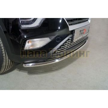 Защита передняя нижняя 42,4 мм ТСС для Hyundai Creta 2021-