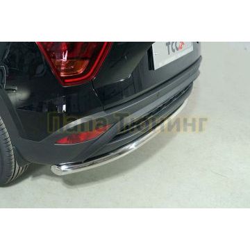 Защита задняя 60,3 мм ТСС для Hyundai Creta 2021-