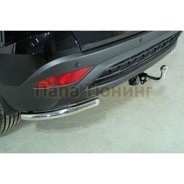 Защита задняя (уголки) 42,4 мм ТСС для Hyundai Creta 2021-