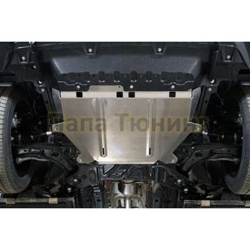 Защита картера и КПП (алюминий) 4мм (комплектация Comfort) ТСС для Haval Jolion (1.5 л., 2WD) 2021-