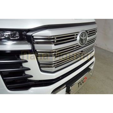 Решетка радиатора 12 ммТСС для Toyota Land Cruiser 300 2021-