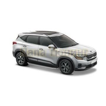 Пороги алюминиевые Rival Premium для Kia Soul 2019-/Kia Seltos 2019-