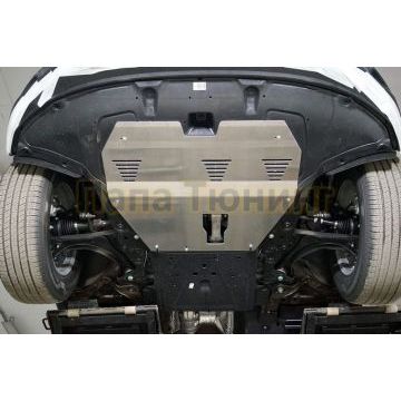 Защита картера и КПП (алюминий) 4мм ТСС для Hyundai Tucson 2021- Защита картера и КПП (алюминий) 4мм ТСС для Hyundai Tucson 2021-
