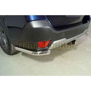 Защита задняя (уголки) 60,3 мм ТСС для Subaru Outback 2021-