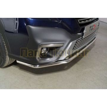 Защита передняя нижняя 42,4 мм ТСС для Subaru Outback 2021-