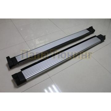 Пороги на Toyota Rav4 2013-2015 Oem серебро