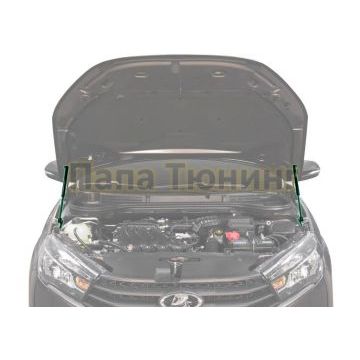 Амортизаторы капота, 2 шт. Pneumatic для Lada Vesta 2015-