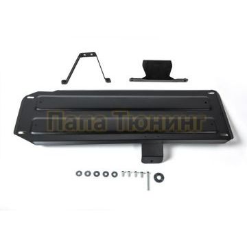 Защита топливного бака сталь Rival для Mitsubishi L200, V - 2.4d; 2,4d H.P. 2006-