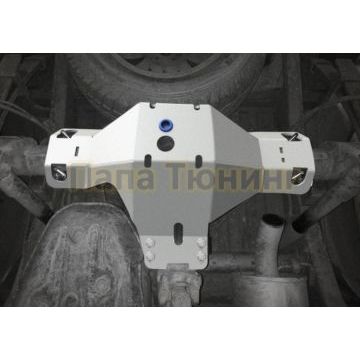 Защита дифференциала заднего моста алюминий 6 мм RIVAL для Volkswagen Amarok, V - 2.0d; 3.0d 2016-