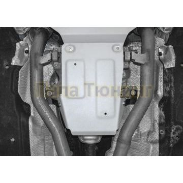 Защита РК алюминий 4 мм RIVAL для Lamborghini Urus, V-4.0T; Серый 2018-