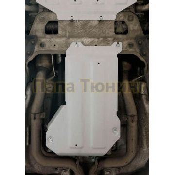 Защита КПП + РК алюминий 4 мм RIVAL для Maserati Levante, V - 3.0 (350л.с); 3.0 (430л.с); 3.0d (275л.с) 2016-2017