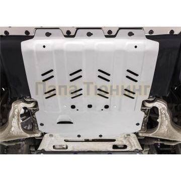 Защита картера алюминий 4 мм RIVAL для Maserati Levante, V - 3.0 (350л.с); 3.0 (430л.с); 3.0d (275л.с);18-модельный год с ЭУР 2017-