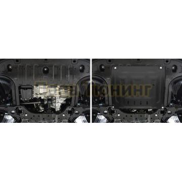 Защита картера + КПП сталь 2 мм АвтоБРОНЯ для Hyundai Creta, V - 1.6; 2.0 2021-