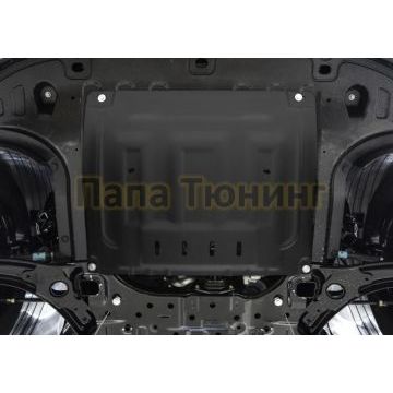 Защита картера + КПП сталь 2 мм АвтоБРОНЯ для Hyundai Creta, V - 1.6; 2.0 2021-