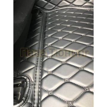 Коврики салона из Экокожи Стандарт рисунок Ромб-решетки для Renault Koleos 2007-2016