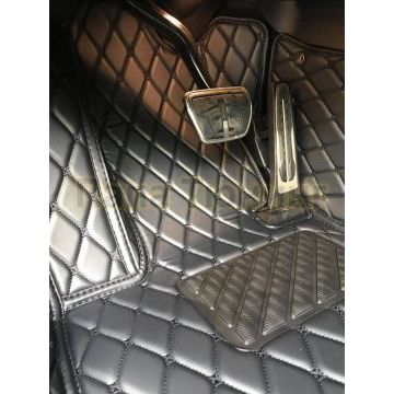 Коврики салона из Экокожи Стандарт рисунок Ромб-решетки для Renault Koleos 2007-2016