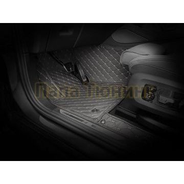 Коврики салона из Экокожи Стандарт рисунок Ромб-решетки для Renault Koleos 2007-2016