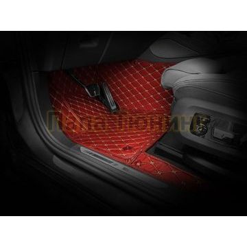 Коврики салона из Экокожи Стандарт рисунок Ромб-решетки для Renault Koleos 2007-2016