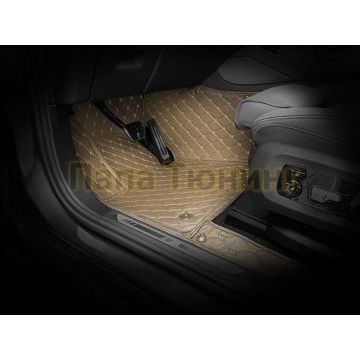 Коврики салона из Экокожи Стандарт рисунок Ромб-решетки для Renault Koleos 2007-2016