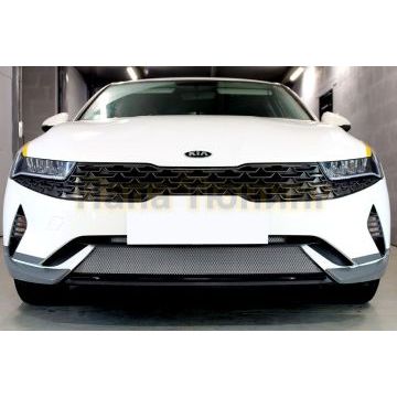 Защита радиатора Папа Тюнинг KIA K5 2020- (GT-Line) chrome низ