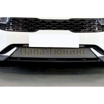 Защита радиатора Папа Тюнинг KIA K5 2020- (GT-Line) chrome низ