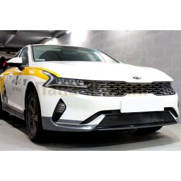Защита радиатора Папа Тюнинг KIA K5 2020- (GT-Line) black низ