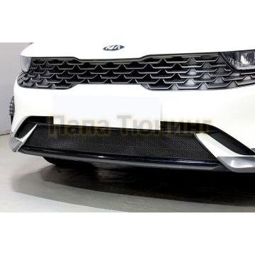 Защита радиатора Папа Тюнинг KIA K5 2020- (GT-Line) black низ
