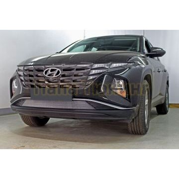 Защита радиатора Папа Тюнинг Hyundai Tucson 2021- chrome низ