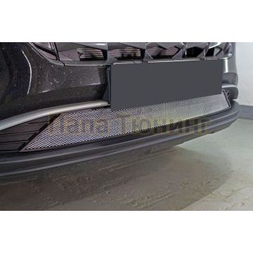 Защита радиатора Папа Тюнинг Hyundai Tucson 2021- chrome низ