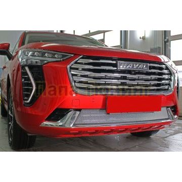 Защита радиатора Папа Тюнинг Haval Jolion 2020- chrome низ